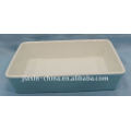 8.7"rectangle oven plate smooth